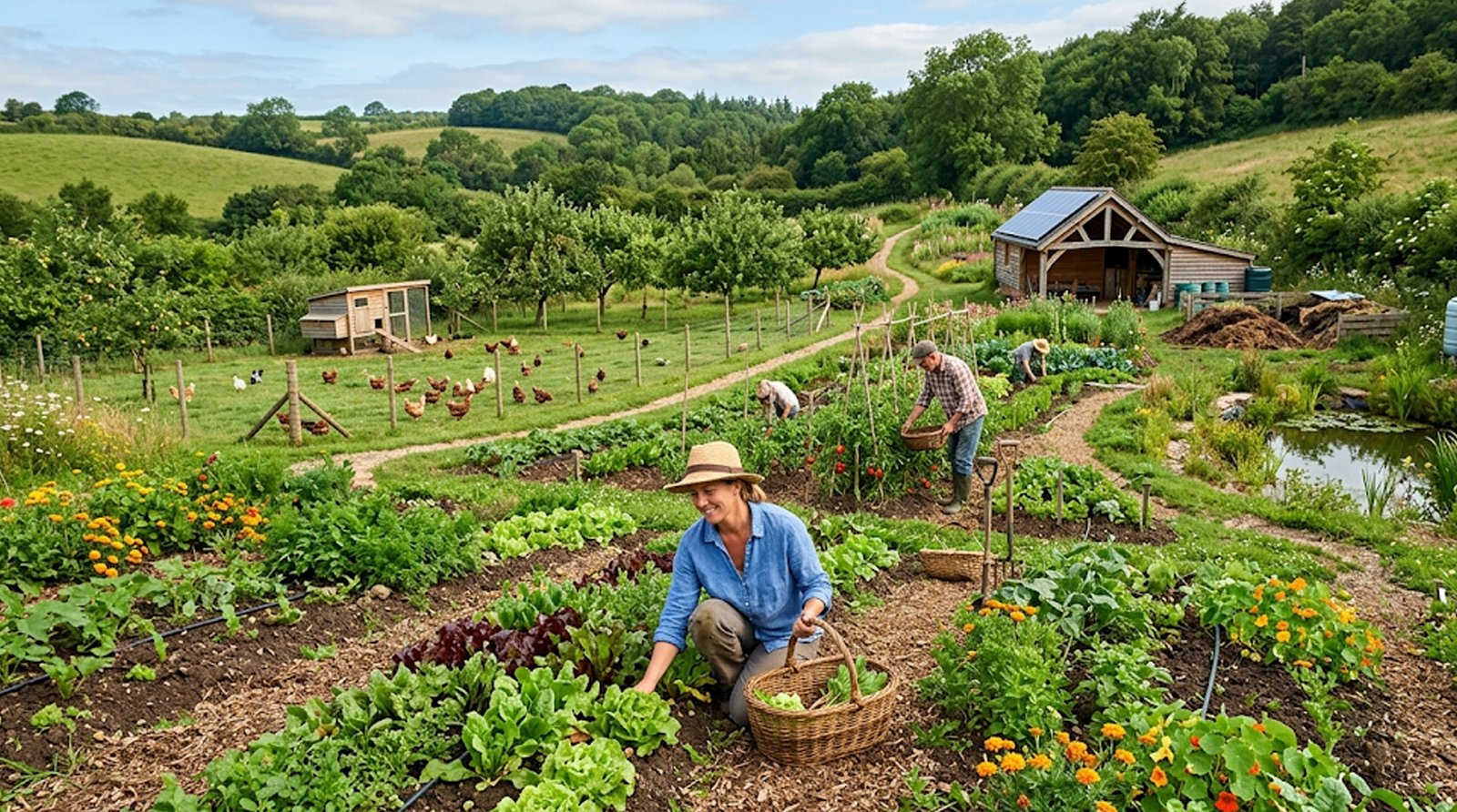 Ilustrasi Pertanian Ramah Lingkungan