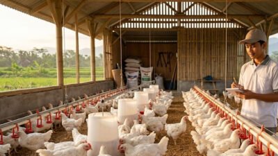 ilustrasi Analisa Usaha Ayam Broiler Kemitraan 1000 Ekor
