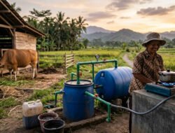 Cara Memanfaatkan Limbah Kotoran Sapi Menjadi Biogas Skala Rumah Tangga