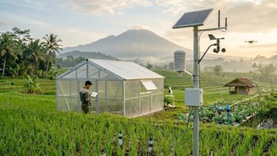 ilustrasi Penerapan IoT dalam Pertanian Modern