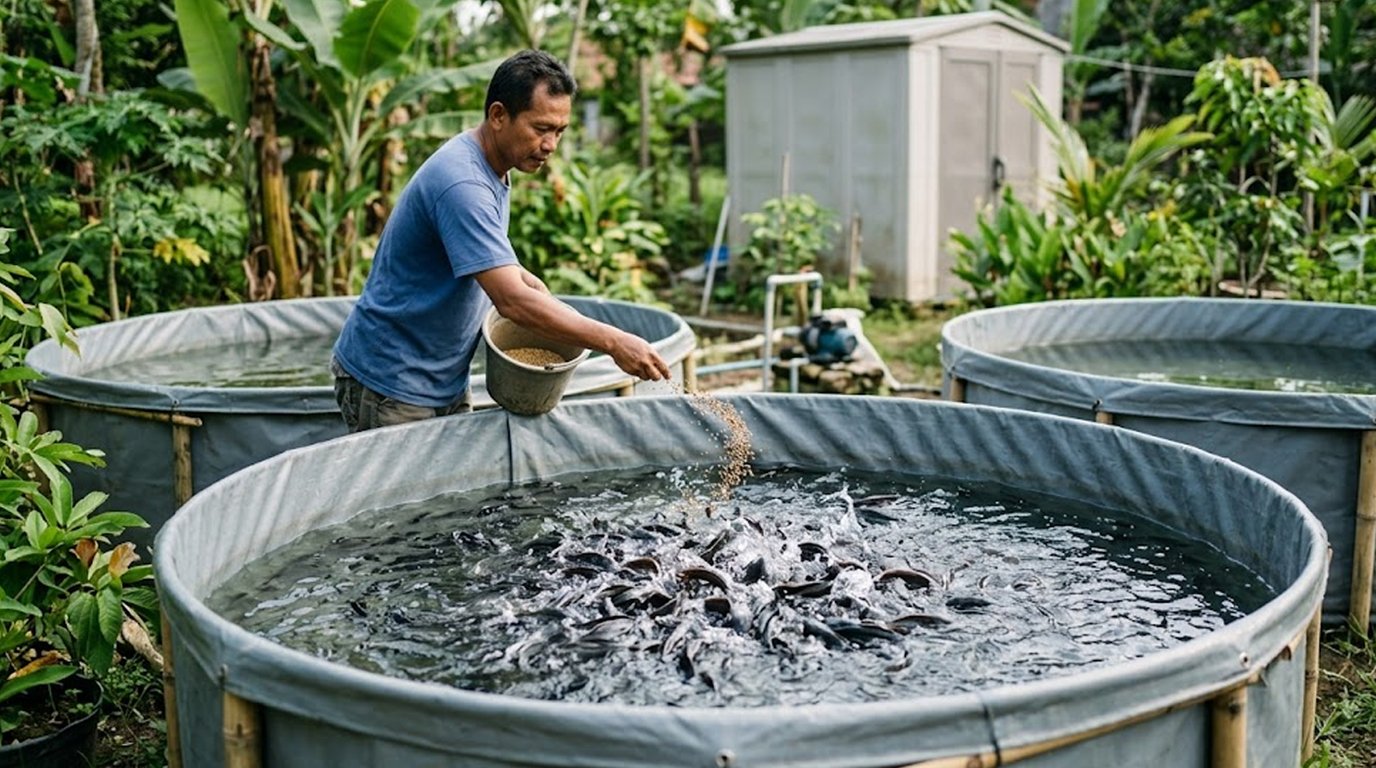 ilustrasi Usaha Budidaya Lele 1000 Ekor di Terpal