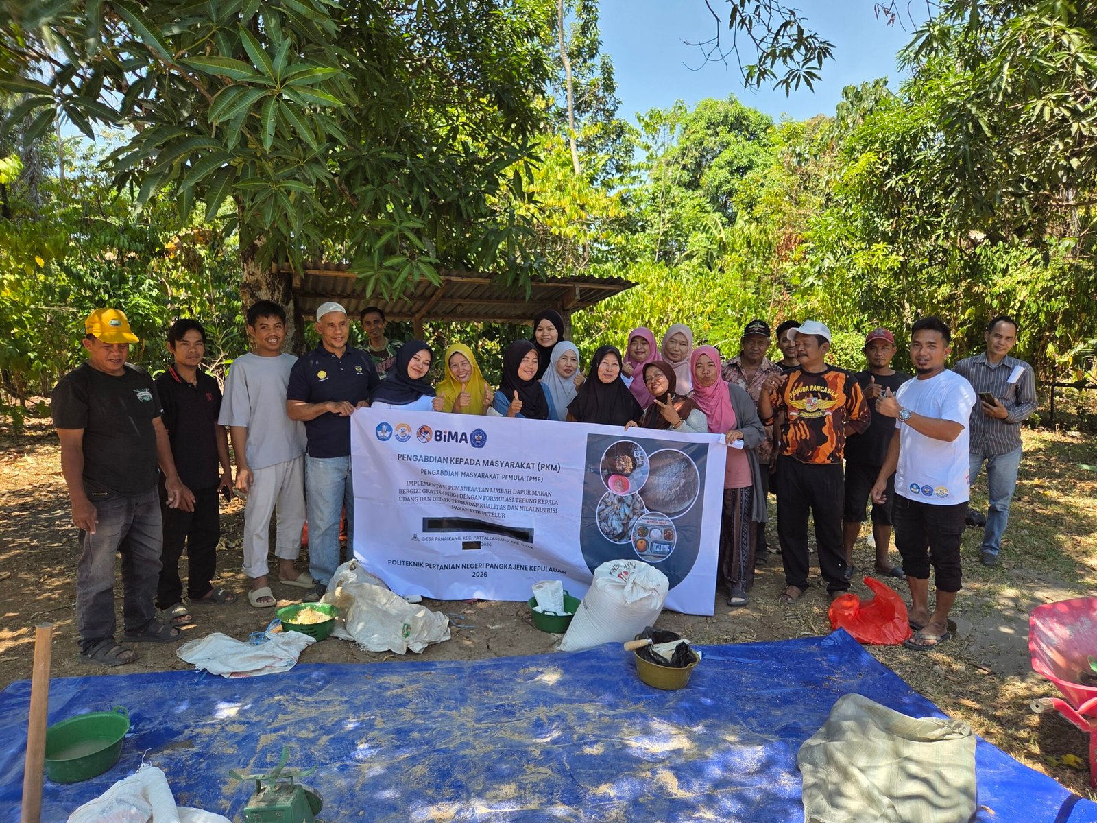 Pelatihan pemanfaatan sumber daya lokal menjadi pakan bernutrisi